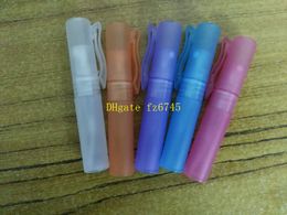 200pcs/lot Free Shipping 5ml plastic pen spray perfume bottles empty small perfume refillable atomizer bottle container