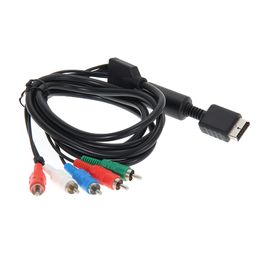 Alta qualità Nero 1.8m HDTV AV Cavo audio video Component Cavo per Sony per PS2 PS3 prezzo più basso su dhgate