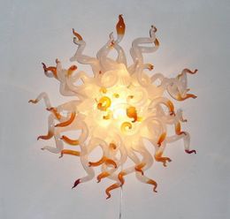 Pendant Lamps LED Light Source Blown Glass Ball Chandeliers Modern Art Decorative Indoor Lighting Hanging Chain Chandelier