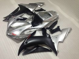 7 gifts Fairing kit for Yamaha YZF R1 2002 2003 black silver fairings set YZF R1 02 03 VC36