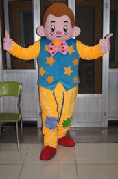 Hot high quality Real Pictures Deluxe clown mascot costume fancy carnival costume free shipping