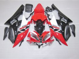 Injection Moulding free Customise fairing kit for Yamaha YZF R6 06 07 red black fairings set YZFR6 2006 2007 OT33