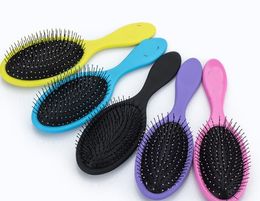 Мокрые сухие волосы кисти для волос женщины детентирующие кисти массаж расческа с подушками подушки безопасности для волос душ B537
