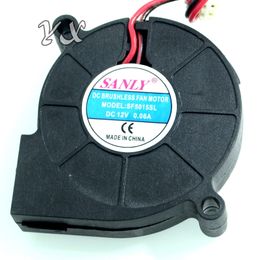 Free Shipping SANLY SF5015SL DC 12V 0.06A Server Cooling Fan Server Centrifugal Blower Fan 2-wire 50x50x15mm