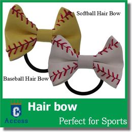 2017 Real Softball/baseball/football/soccer hair bow hair flower 9 color in stock