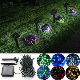 100 LED 200 LED Outdoor 8 Modes Solar Powered String Light Garden Christmas Party Fairy Lamp 10M 22M