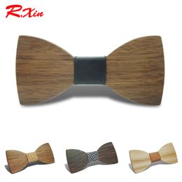 Wood Bowtie 20 styles Handmade Vintage Traditional Bowknot For Gentleman Wedding finished product Wooden Bow tie 12*5.5cm For adults
