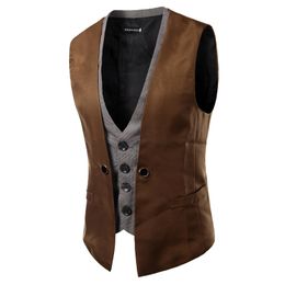 H2H Mens Fashion Business Suit Vest with Layered Style 4 Buttons ... H2H Mens Fashion Business Suit Vest with Layered Style 4 Buttons ...