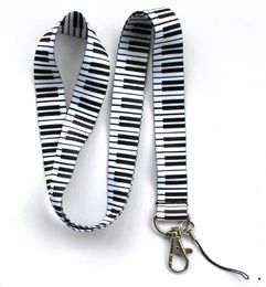 Hot sale wholesale 60pcs musical note phone lanyard fashion keys rope exquisite neck rope card rope free shipping 514