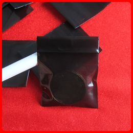 Black Translucent Mini Miniature Zip Lock Grip Plastic Packaging Bags Food Candy beans Jewellery Thick PE Self Seal Small Package Storage Gift