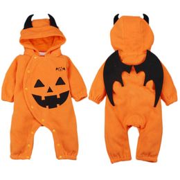 Autumn Winter Halloween Clothes Baby Boys Girls Clothes Long Sleeve Bodysuit Romper Jumpsuit Baby Clothes Newborn One-piece Kids Clothing