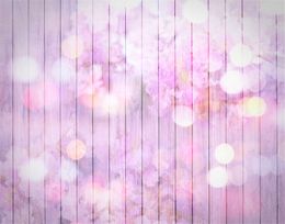 Pastel Purple Baby Newborn Photography Backdrops Printed Flowers Children Kids Studio Photo Backgrounds Wooden Board Polka Dots Wallpaper