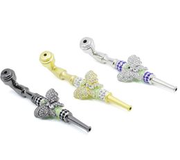 The New 3D Animal Insect Pipe Zinc Alloy with Drill Pipe Smoking Pipe Foreign Trade