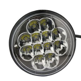 Lighting Round White Work Light 36W LED Spot Beam Fog Lamp Truck Boat Off Road