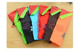 Free Shipping 1000pcs/lot Portable Cute Strawberry Bags Eco Reusable Shopping Bag Tote Folding Foldable Bag
