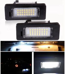 2pcs/set Error Free Car Led Licence Plate Led Light Lamp 12v White 6000K For BMW E39 E60 E82 E90 E92 E93 M3 E39 E60 E70 X5 E60 E61 M5 E88