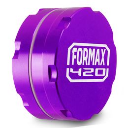 Formax420 2 Inch CNC Metal Herb Grinder 2 Layers Crusher Many Colours Available Free Shipping