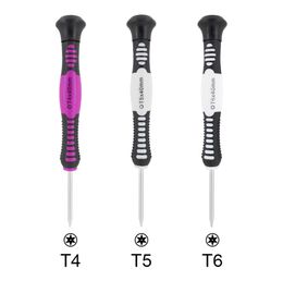 140mm Colorful Magnetic S2 Screwdriver Good Plating Torx T4 T5 T6 Screwdriver Plastic Handle Key Wholesale Screw Driver 200pcs/lot