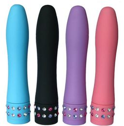 G-spot Vibrating Diamond Vibrators Powerful Waterproof Mini Massager Clit AV Vibrator Adult Sex Toys For Women Sex Products colors by DHL