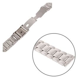 Wholesale-Leisure Watchbands Stainless Steel Watch Band Strap Straight Snaps Bracelet 18mm 20mm 22mm