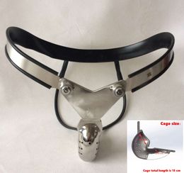 2022 Arrival Chastity Devices Male Belt Model Y Adjustable Curve Waist Belt Stainless Steel Cage Sex Toy For Men Penis Restraint Device