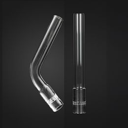 Ersatz-Solo-Aromarohr aus Glas, gerades, gebogenes Glasstiel-Mundstückrohr