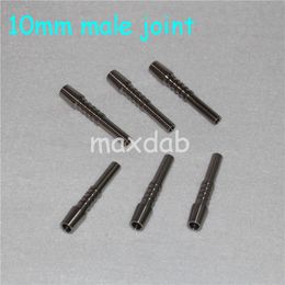 smoking hand tools 10mm&14mm&19mm Joint 6 IN 1 Domeless Titanium Nail For Male and Female DHL