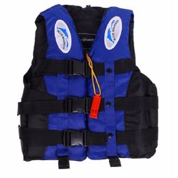 6 Sizes Professional Life Jacket Swimwear Polyester Life Vest For Water Sports Swimming Drifting Surfing Free Shipping