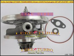 TURBO Cartridge CHRA GT1544V 753420-5004S 750030-0001 753420 750030 740821 For CITROEN C3 C4 C5 307 407 S40 V50 DV4T DV6T 1.6L