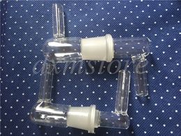 new Glass oil burner Vapor Whip Adapter Female or Male 90 Degree Large Hose in stock