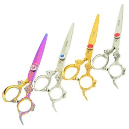 6.0Inch Meisha 62HRC Dragon Handle Barber Scissors JP440C Hairdressing Cutting Scissors Professional Hair Scissors Hair Cutting Tool,HA0287