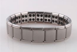 Titanium Steel Bangle Health Germanium Magnet Bracelet