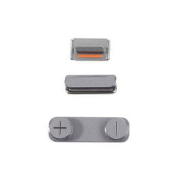 Power Button+Volume Button+Mute Button for iPhone 5 5s 5c Side Button Set Free DHL