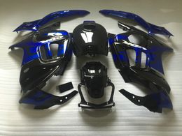 Free Customise fairing kit for Honda CBR600 F3 95 96 blue black fairings set CBR 600 F3 1995 1996 OT18