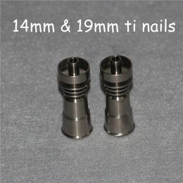 high quality domeless titanium smoke nails ti nail 14mm 18mm female grade 2 high quality smoking ecig accessory
