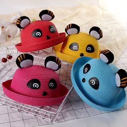 22 Colours Summer New Cute Cartoon Children Hat Insect Eyes Beach Sun Hats Outdoor Travel Boys Girls Dome Cap KIDS-4 Wholesale