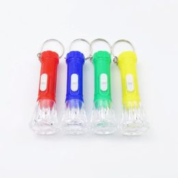 mini flashlight electronic lamp LED cartoon Keychain lamp gift toy Keychain lights