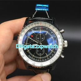 2017 high quality brand men's quartz watch Black Dial Chronograph fashion men quartz chronograph watch free shipping
