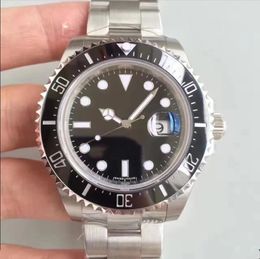 Ocean 43mm 2017 New Style 126600 Watch Marks 50th Anniversary of the Sea-dweller Черный циферблат Дата 4000ft = 1220m Мужские часы Super Diving 48902 42839