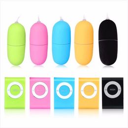 Waterproof Portable Wireless MP3 Vibrators Remote Control Women Vibrating Egg Body Massage Sex Toys Adult Products Free Shipping