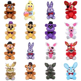 KAWAII Mini cinque NOTTI AL FREDDY/'S PELUCHE BAMBOLA GIOCATTOLI FREDDY Fazbear Bear Foxy