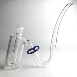 DIY Glass Bong Ash Catchers 14mm 14.4mm J Adatper Glass Straw Tube Keck Clips Thick Clear Glass Oil Rigs Ashcatcher