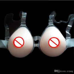 Bdsm Sm Sex Toys For CD Cross Dresser Breast Form Transsexuals Silica Gel False Breast Chest Prosthesis Free Shipping