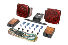 Lighting 12 Volt LED Submersible Universal Mount Combination Trailer Tail Lights Kit led truck sets