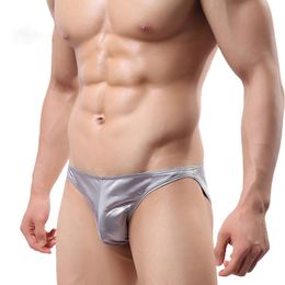 Sexy Men Nylon Underpants Underwear Erotic Mens Briefs Smooth Bright Color Cueca Penis Pouch Bikini Seemless Fashion Brief Comfortable PANTIES SCKX03