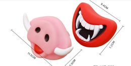 retail package New Durable Safe Funny Squeak Dog Toys Devil's Lip Sound Dog Playing/Chewing Puppy Make Your Dog Happy