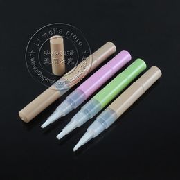 2ml twist pen style lip gloss container with paint brush lip gloss brush pen empty package, 100pcs/lot