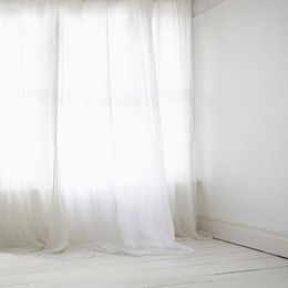 White Curtain Elegant Photography Backdrop for Wedding Bright Window Indoor Room Studio Photo Shoot Background 10x10ft