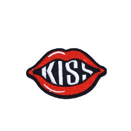 10 PCS Kiss Lips Embroidered Patches for Clothing Iron on Transfer Applique Patch for Jeans Bags DIY Sew on Embroidery Stickers