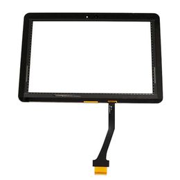 50PCS Touch Screen Digitizer Glass Lens with Tape for Samsung Galaxy Tablet 10.1" Tab P7500 P7510 free DHL